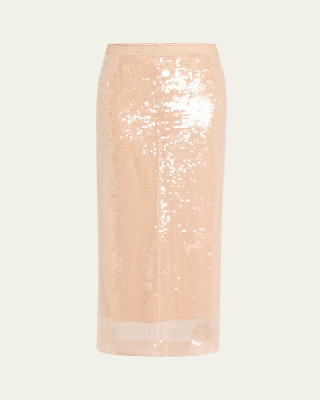 Annita Sequined Midi Skirt